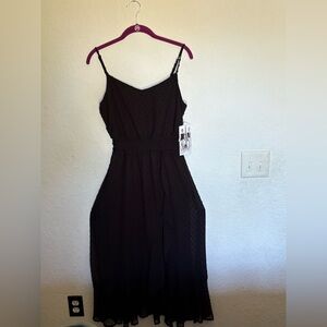 Elegant Black Sleeveless Dress